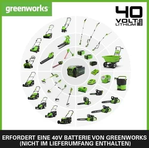 Greenworks Vejapjovė G40LM41, 41cm, 40V, be akumuliatoriaus ir kroviklio