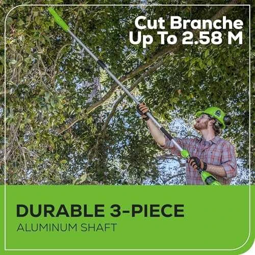 Greenworks Grandininė aukštapjovė G40PSF 20 cm, 40V, be akumuliatoriaus ir kroviklio