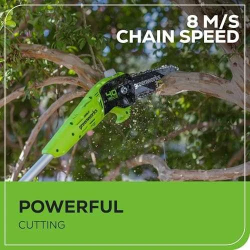 Greenworks Grandininė aukštapjovė G40PSF 20 cm, 40V, be akumuliatoriaus ir kroviklio