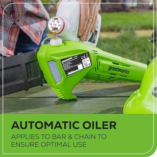 Greenworks Grandininė aukštapjovė G40PSF 20 cm, 40V, be akumuliatoriaus ir kroviklio