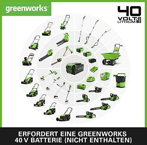 Greenworks Grandininė aukštapjovė G40PSF 20 cm, 40V, be akumuliatoriaus ir kroviklio