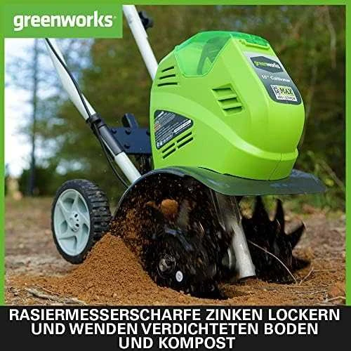 Kultivatorius Greenworks G40TL; 40 V (be akumuliatoriaus ir pakrovėjo)