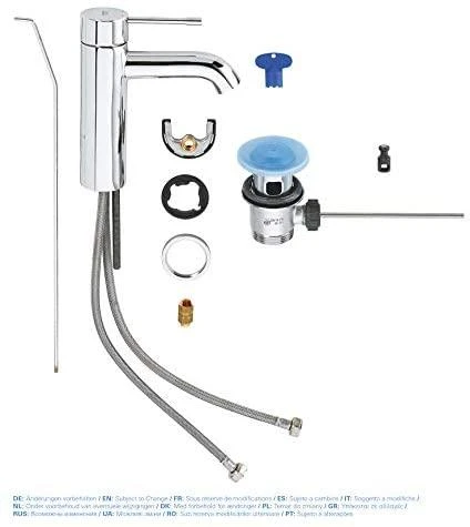 Praustuvo maišytuvas GROHE Essence New, S-dydis, chromas