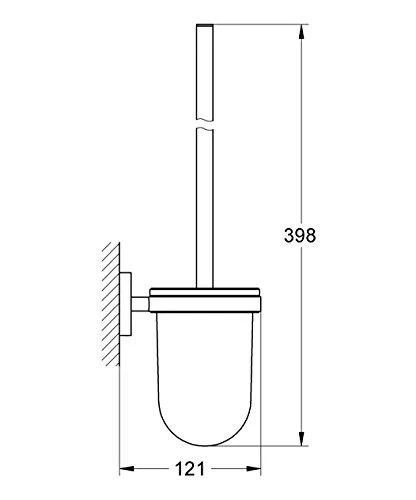 Tualetinio šepečio rinkinys Grohe Essentials 40374001