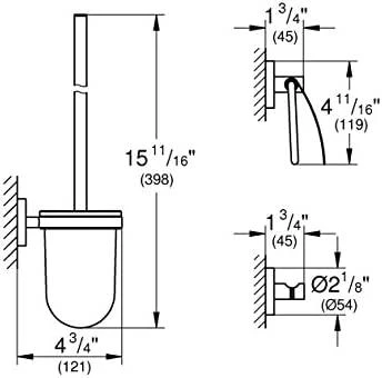Aksesuarų rinkinys Grohe Essentials City 40407001