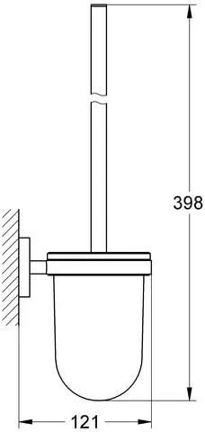 Aksesuarų rinkinys Grohe Essentials City 40407001