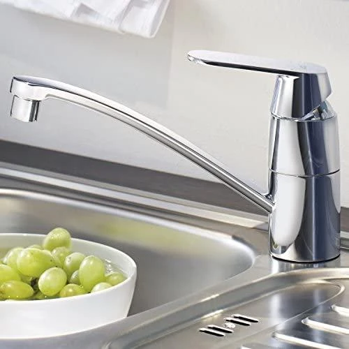Plautuvės maišytuvas GROHE Eurosmart Cosmopolitan, Chromas, ilgu čiaupu