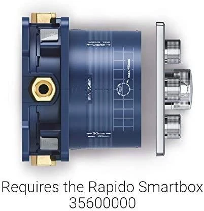 Virštinkinė dalis dušo maišytuvui Grohe, SmartControl kvadratinė, 3 valdikliai