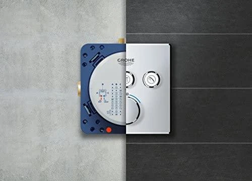 Virštinkinė dalis dušo maišytuvui Grohe, SmartControl kvadratinė, 3 valdikliai