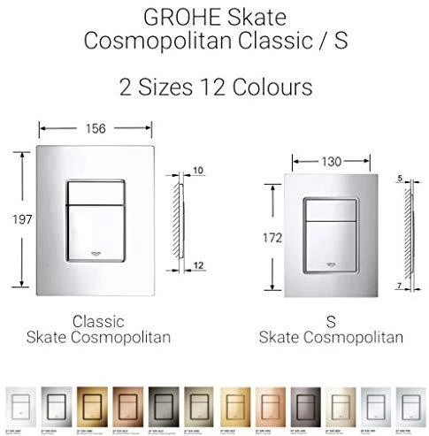 WC klavišas Grohe, Skate Cosmopolitan, baltas