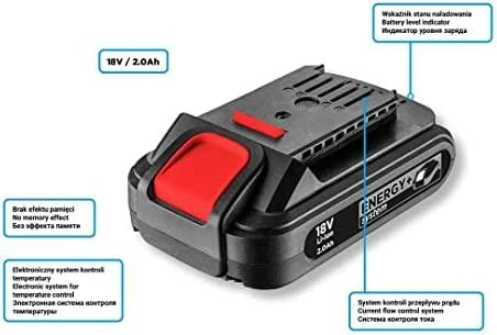 Akumuliatorius GRAPHITE Energy+ 18V 2Ah 58G001
