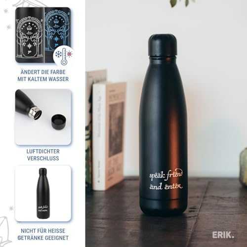 Pyramid Metalinė termobutelių "žiedų valdovas" 750ml, keičianti spalvą