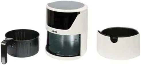 Karšto oro gruzdintuvė Lund 67575, 1400W, 3.7L, Baltos spalvos