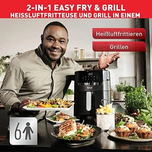 Karšto oro gruzdintuvė Tefal Easy Fry & Grill 2-in-1 Precision, 1550  W, 4,5 L