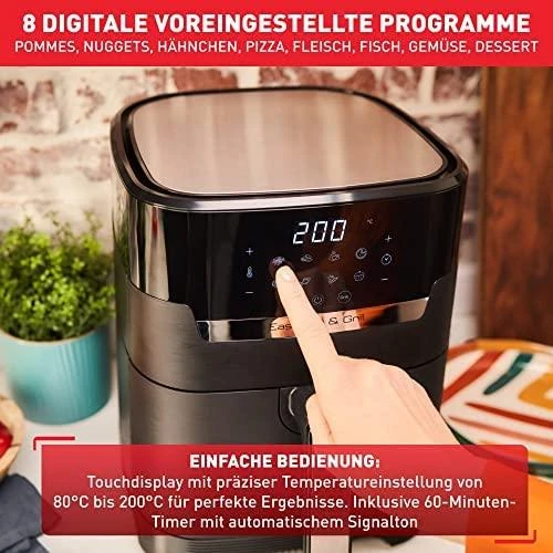 Karšto oro gruzdintuvė Tefal Easy Fry & Grill 2-in-1 Precision, 1550  W, 4,5 L