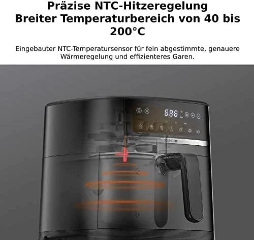 Gruzdintuvė Xiaomi Air Fryer 6L juodas