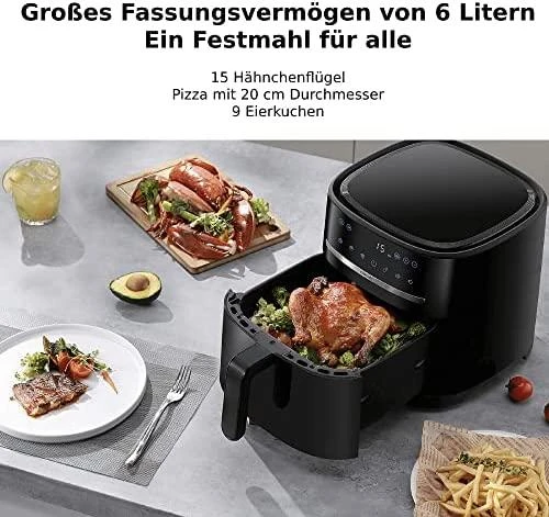 Gruzdintuvė Xiaomi Air Fryer 6L juodas