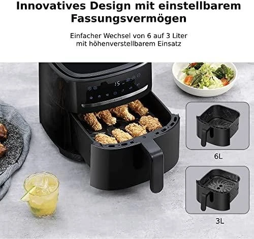 Gruzdintuvė Xiaomi Air Fryer 6L juodas