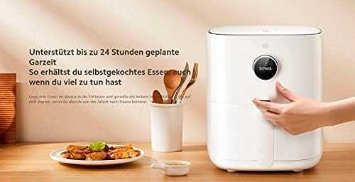 Gruzdintuvė Xiaomi Mi Smart Air Fryer Power 1500 W, Talpa 3.5 l, Balta