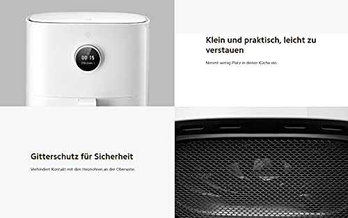 Gruzdintuvė Xiaomi Mi Smart Air Fryer Power 1500 W, Talpa 3.5 l, Balta