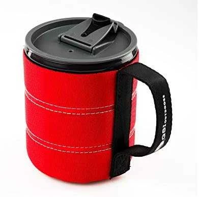 Gsi Outdoors JAV Termo puodelis GSI Infinity Backpacker Mug red 500ml - Raudona