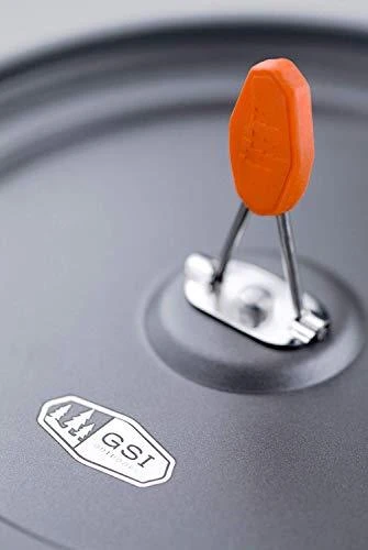 JAV GSI Outdoors Halulite Boiler 1.8 L turistinis puodas | Kietai anoduotas aliuminis