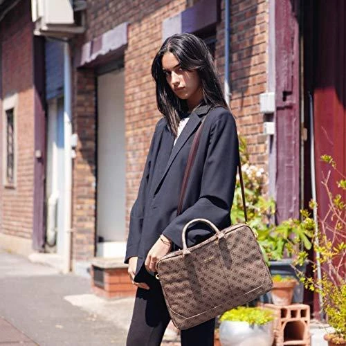 Guess 4G UpTown krepšys kompiuteriui 15” rudos spalvos