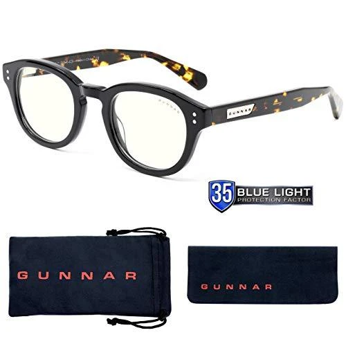 Triton GUNNAR Optiks Emery kompiuterio akiniai - skaidrus lęšis, juodas/vėžlio kiauras