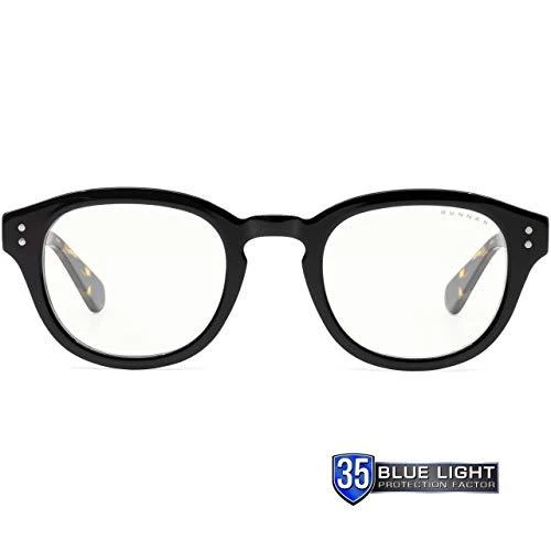Triton GUNNAR Optiks Emery kompiuterio akiniai - skaidrus lęšis, juodas/vėžlio kiauras