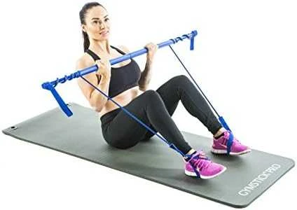 Gimnastikos kilimėlis GYMSTICK NBR 61042GB 140x60x1cm Juodas