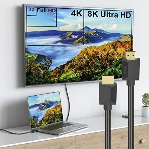 Hama HDMI 2.1 8K 2m, itin didelė sparta