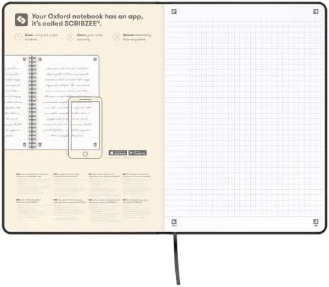 Sąsiuvinis OXFORD SIGNATURE, A5, 80 lapų, 90 gsm, langeliais