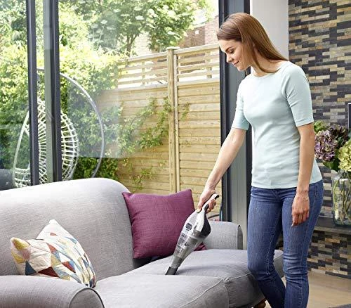 Black & Decker Juodas & Decker Juodas & DECKER | Dulkių siurblys | NVC220WC-QW | Belaidis veikimas | Rankena | 7,2 V | Pilkas