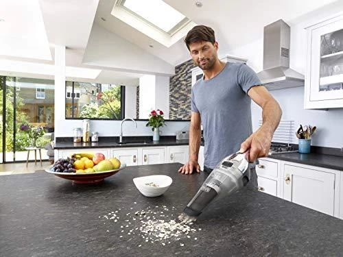 Black & Decker Juodas & Decker Juodas & DECKER | Dulkių siurblys | NVC220WC-QW | Belaidis veikimas | Rankena | 7,2 V | Pilkas