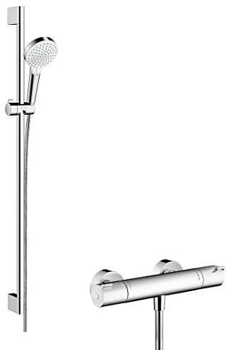 Dušo sistema su termostatiniu maišytuvu Hansgrohe Crometta Ecostat 1001 CL Combi 0,90m, 27813400