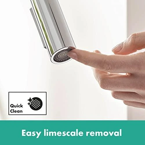 Hansgrohe Focus 240 virtuvinis maišytuvas su ištraukiamu snapu, chromas