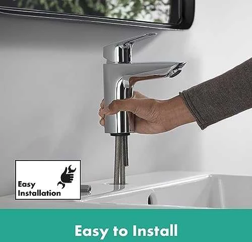 Hansgrohe izlietnes maisītājs Logis 100, ar push-open, hroms
