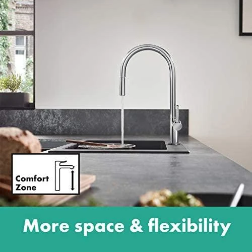Virtuvinis maišytuvas su ištraukiama žarna Hansgrohe Talis M54 72802670