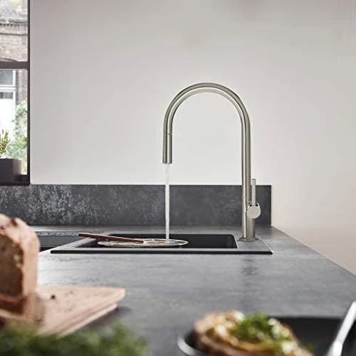 Virtuvinis maišytuvas su išt.žarna Hansgrohe 72802800