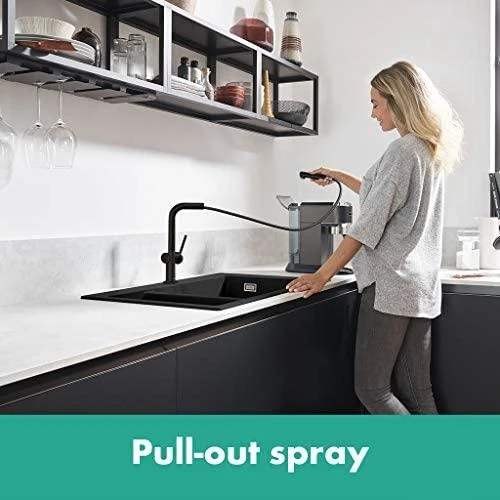 Virtuvinis maišytuvas su ištr.žarna Hansgrohe 72809670