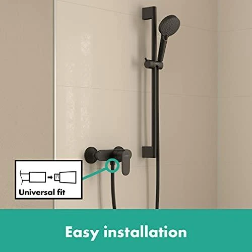 Dušo maišytuvas Hansgrohe Vernis Blend, 71640670, juodas matinis