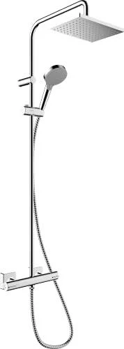 Termostatinė dušo sistema Hansgrohe Vernis Shape 230 1 Jet 26286670, juoda matinė