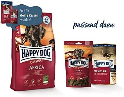 Happy Dog Sensible Africa 12,5kg pašaras šunims