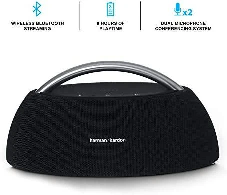 Harman Kardon Go + Play Mini nešiojama kolonėlė, Juodos spalvos