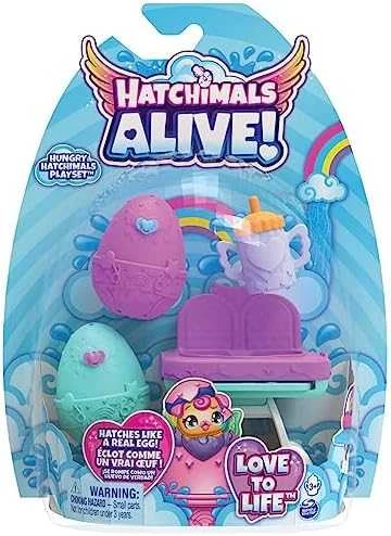 Žaislinis figurėlių rinkinys Hatchimals Alive! Hungry Hatchimals