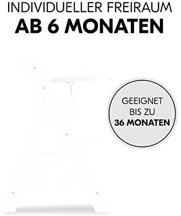 Padėklas Hauck Alpha Wooden Tray Alpha+ Beta+ kėdei, baltas