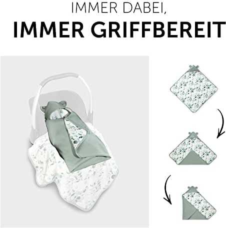 Patalynės komplektas Hauck Snuggle N Dream unipeite, Leaves Mint