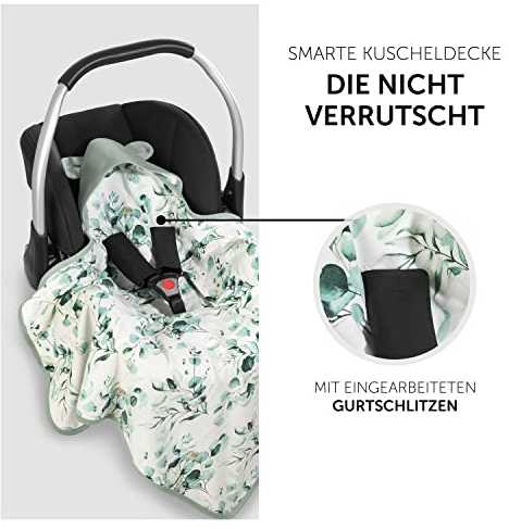 Patalynės komplektas Hauck Snuggle N Dream unipeite, Leaves Mint