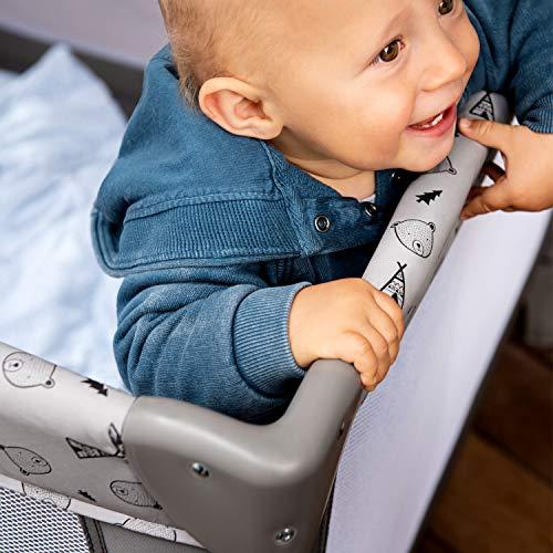 Nascita HAUCK lovelė - maniežas SLEEP N PLAY SQ, nordic pilkas