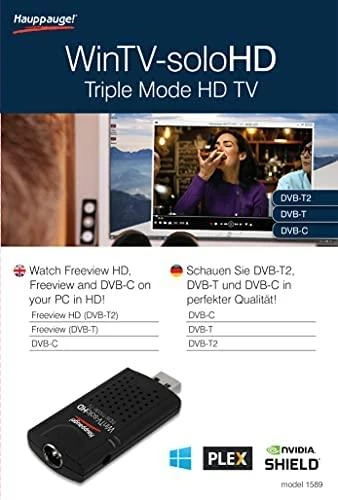 Hauppauge USB TV imtuvas WinTV-soloHD DVB-T/DVB-C, juodas, 01589